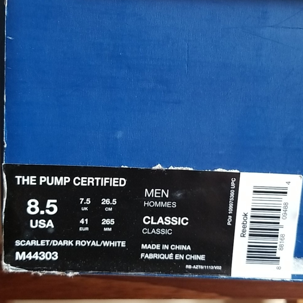 Reebok Pump Certified x Concepts Sz 8.5 - Picture 6 of 6